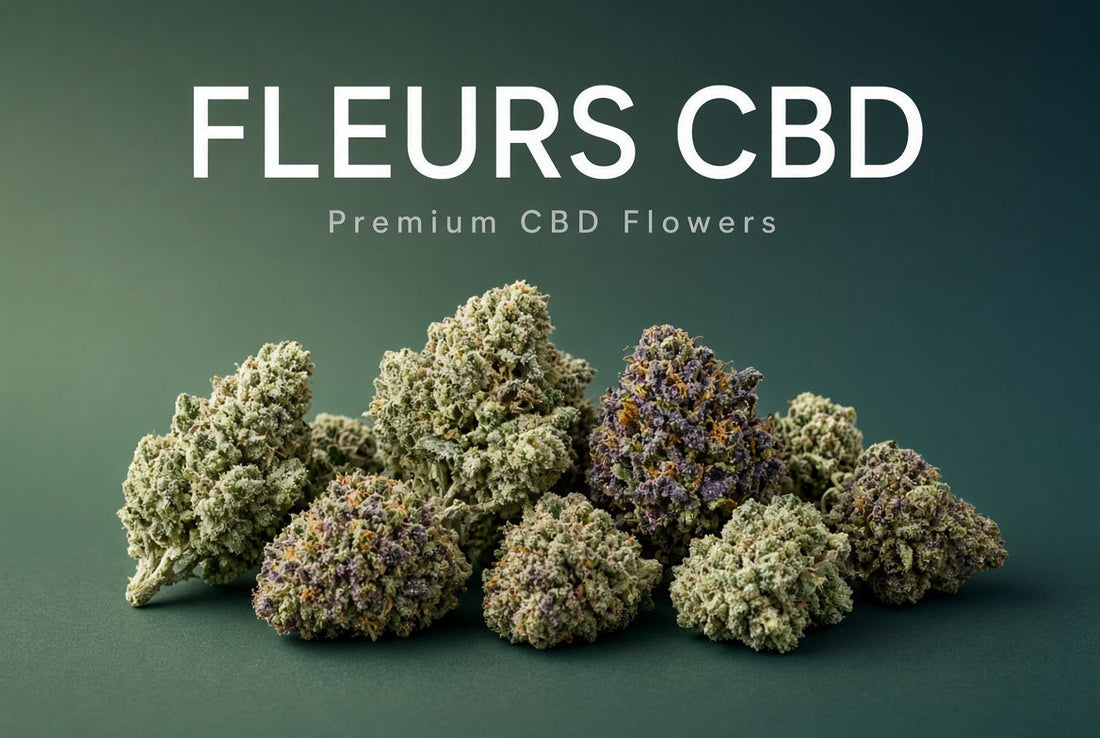 Fleurs de CBD cultivées sous serre